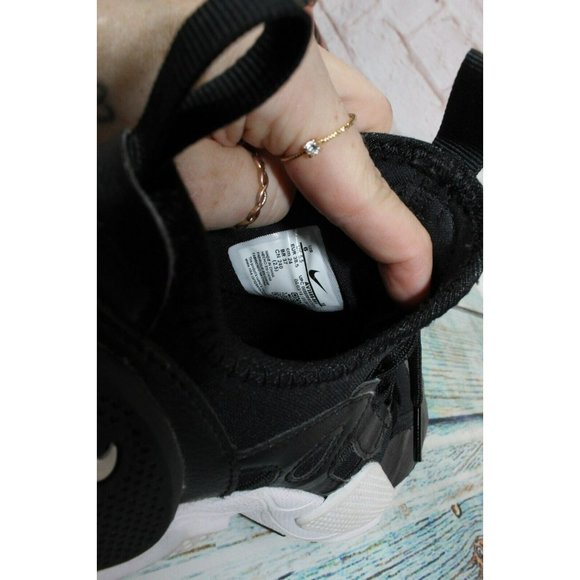 Nike Huarache Edge Txt  Black Leather Lace Up Casual Sneakers Shoes Size 6 - Picture 8 of 8